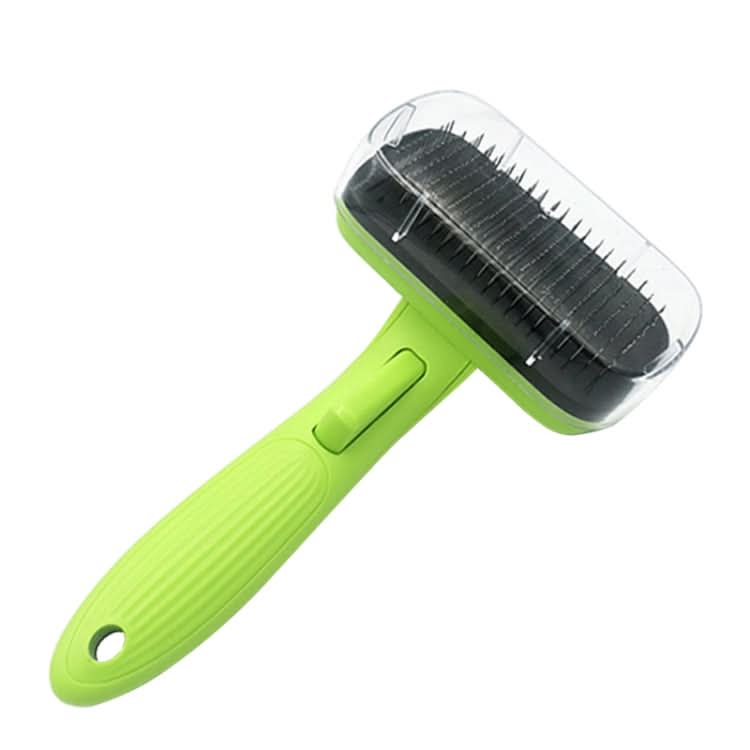 Pet Hair Removal Comb Automatic Hair Removal Brush Dog Hair Grooming Comb Cleaning Supplies - Reluova