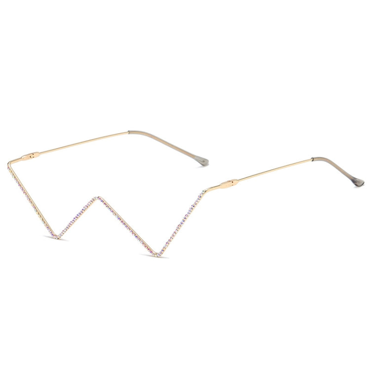 S2057 Personality no Metal Glasses Frame Half Frame Street Shooting Decorative Frames Reluova