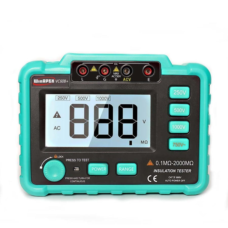 VC60B+ Digital Multimeter Measuring Instrument Digital Insulation Resistance Tester My Store