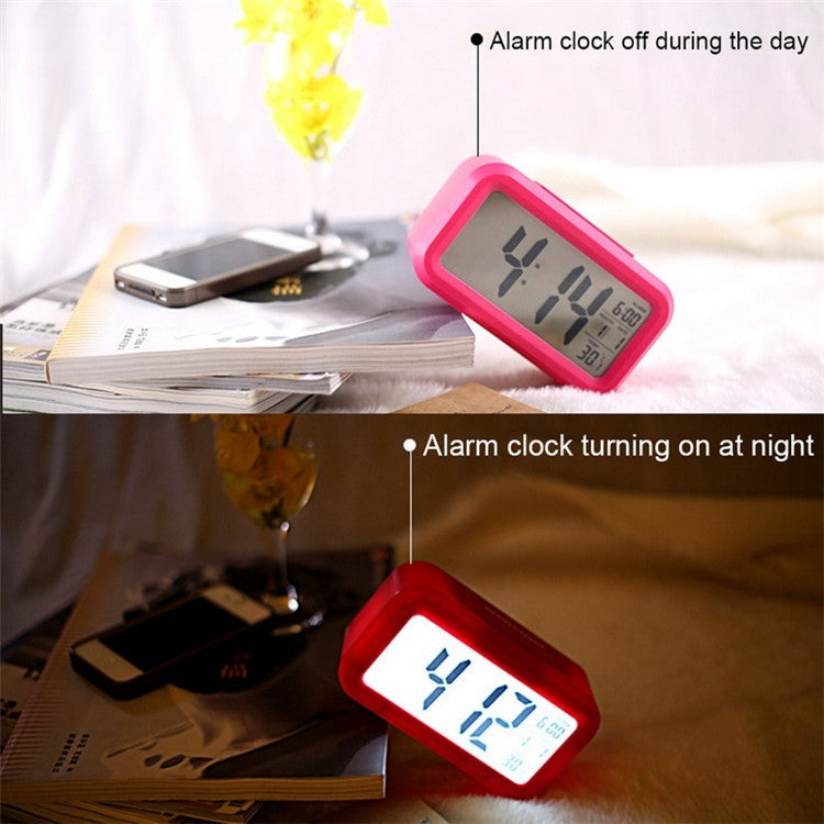 Temperature Type Lazy Snooze Alarm Mute Backlit Electronic Clock My Store