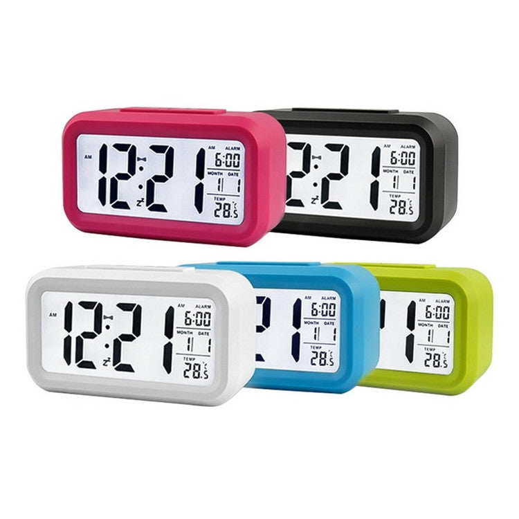 Temperature Type Lazy Snooze Alarm Mute Backlit Electronic Clock My Store