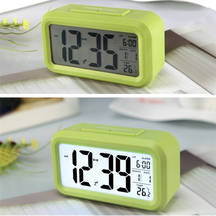 Temperature Type Lazy Snooze Alarm Mute Backlit Electronic Clock My Store