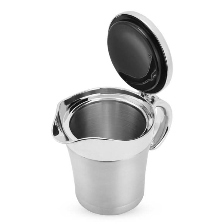 304 Stainless Steel Sauce Cup Steak Sauce Pot Tomato Sauce Bottle Double Insulated Seasoning Pot, Capacity: 450ml-Reluova