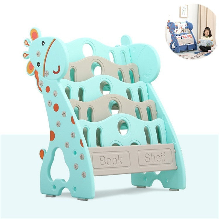 Childrens Bookshelf Simple Household Floor Shelf Baby Bookcase Storage Kindergarten Multi-layer Cartoon Picture Book Rack