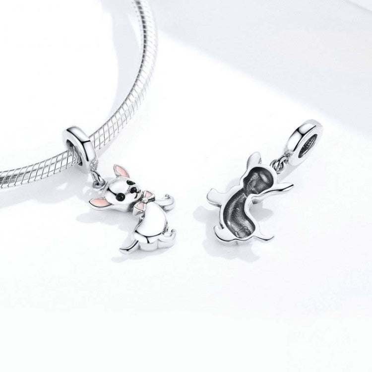 925 Sterling Silver Pendant Dog Chihuahua Charm DIY Bracelet Accessories-Reluova