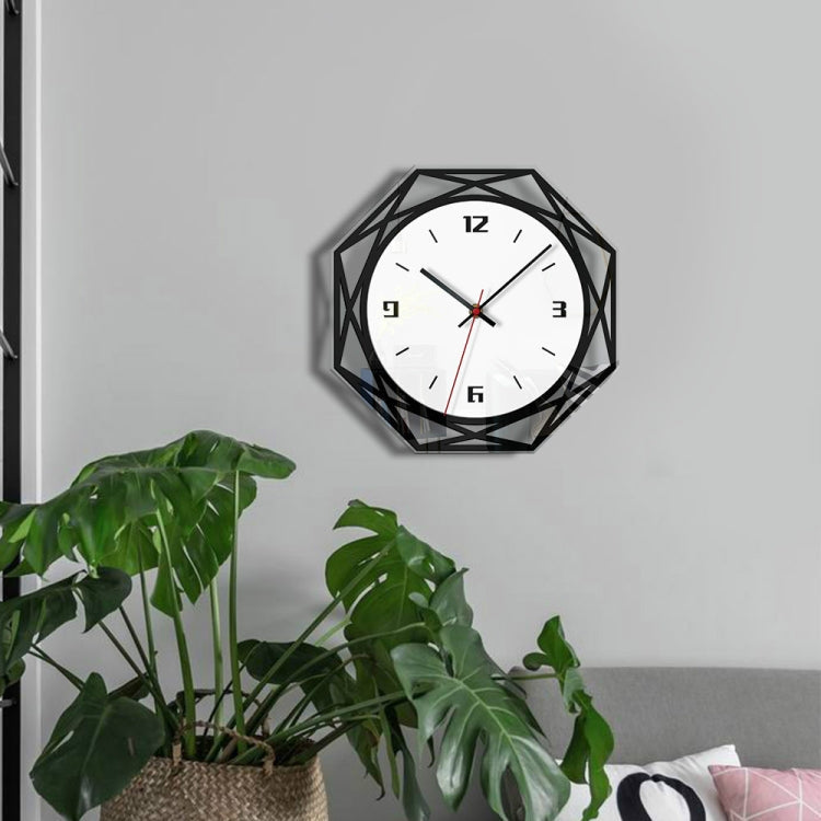 Home Decoration Acrylic Wall Clock Creative Transparent Clock