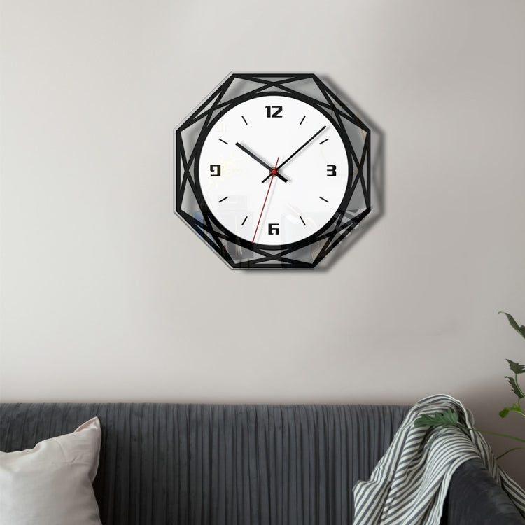 Home Decoration Acrylic Wall Clock Creative Transparent Clock