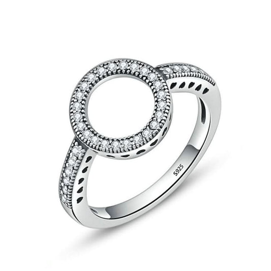 S925 Sterling Silver Womens Inlaid Ring Reluova