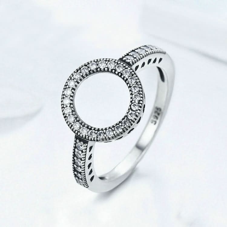 S925 Sterling Silver Womens Inlaid Ring Reluova