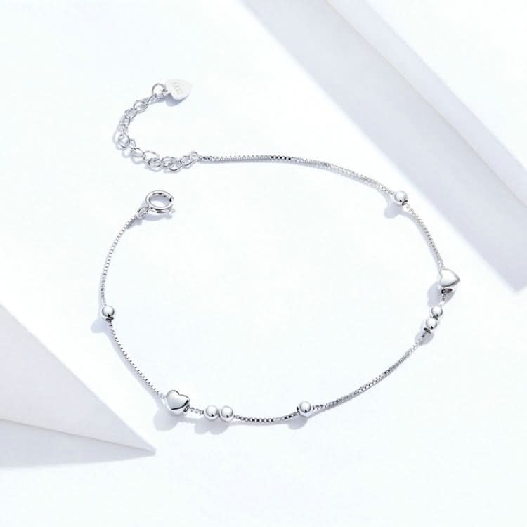 Five-pointed Star Ball Bracelet S925 Sterling Silver Platinum Plated Bracelet Reluova