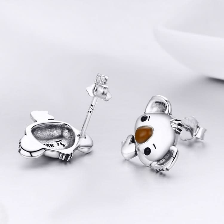 Koala Sterling Silver Ladies Gemstone Earrings Reluova