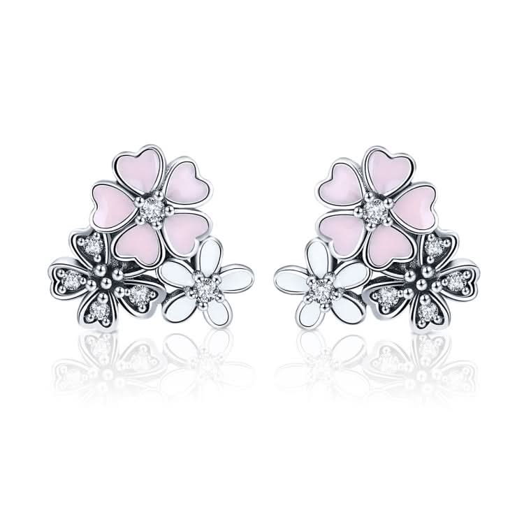 Daisy Flower Sterling Silver Earrings Temperament Female Earrings Reluova