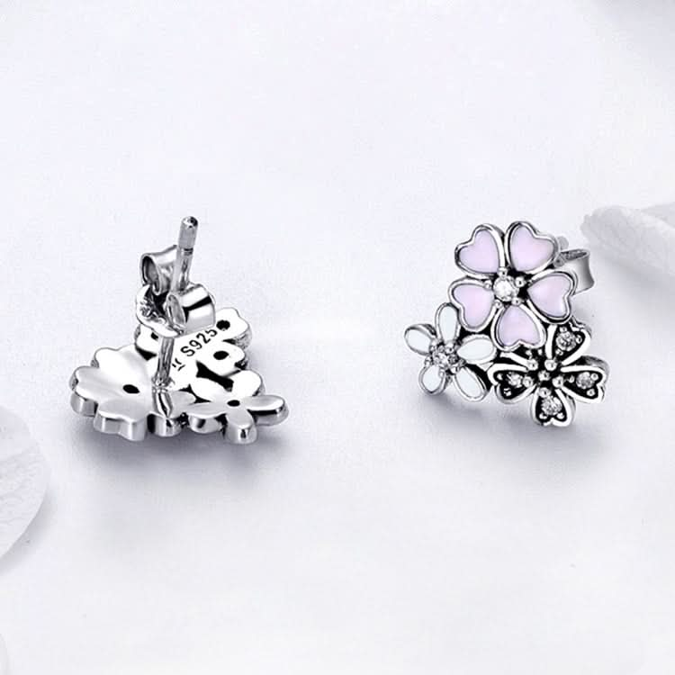 Daisy Flower Sterling Silver Earrings Temperament Female Earrings Reluova