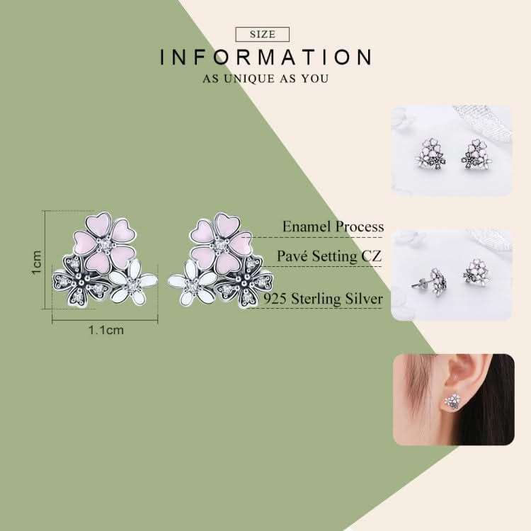 Daisy Flower Sterling Silver Earrings Temperament Female Earrings Reluova