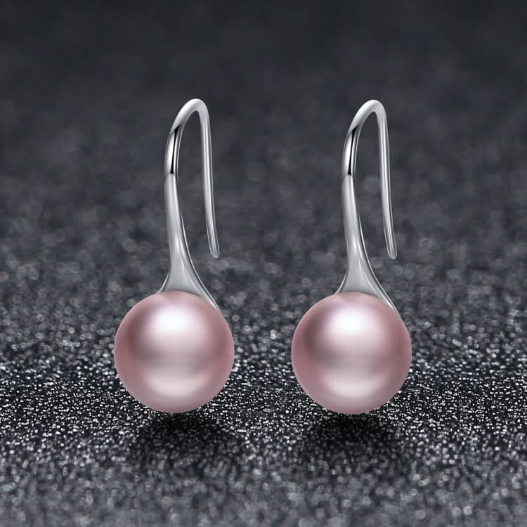 Women Sterling Silver Earrings Temperament Shell Beads Pearl Earrings Reluova