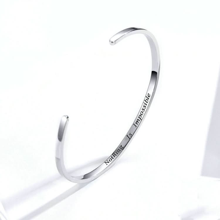 S925 Sterling Silver Bracelet Adjustable Opening Bracelet Reluova