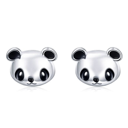 Panda S925 Sterling Silver Earrings Temperament Female Earrings Reluova