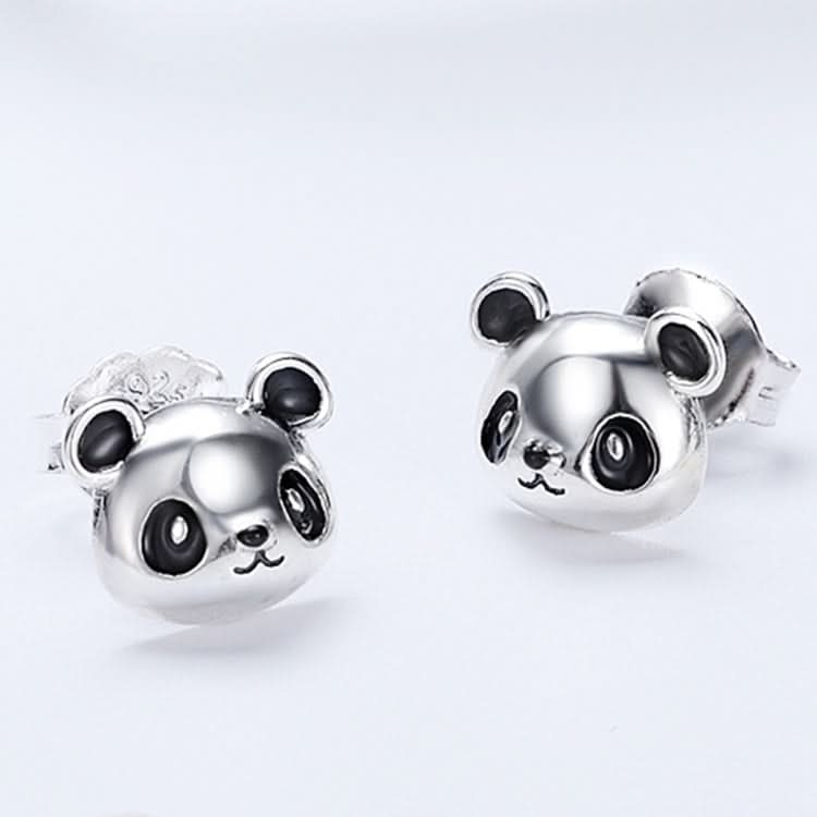 Panda S925 Sterling Silver Earrings Temperament Female Earrings Reluova