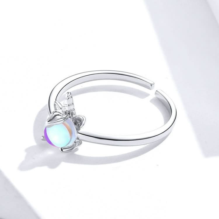 Unicorn Moonstone Silver Ring S925 Ring Reluova