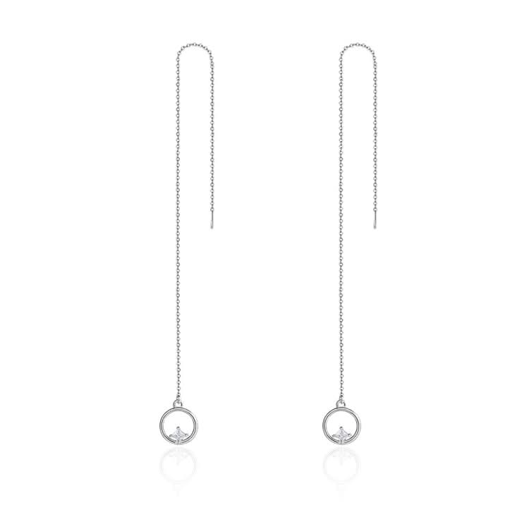 Valentine Day Gift Simple S925 Sterling Silver Stud Earrings Reluova