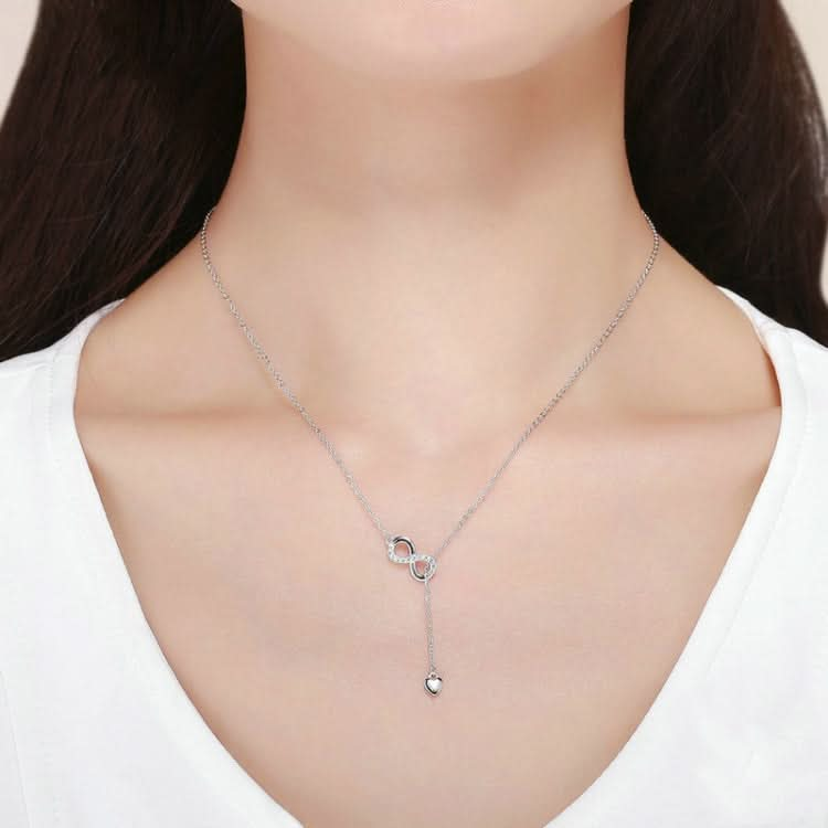 Charm S925 Sterling Silver Lady Necklace Reluova