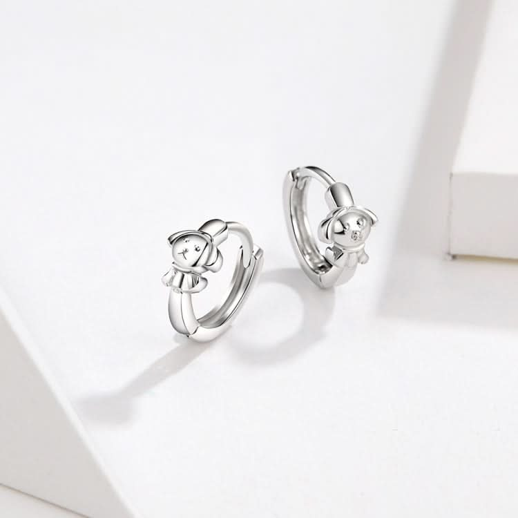 Simple Animal Earrings Dog Earrings S925 Sterling Silver Jewelry Reluova