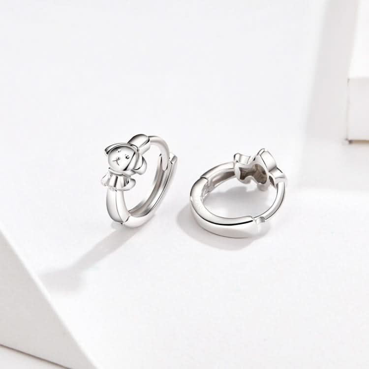 Simple Animal Earrings Dog Earrings S925 Sterling Silver Jewelry Reluova