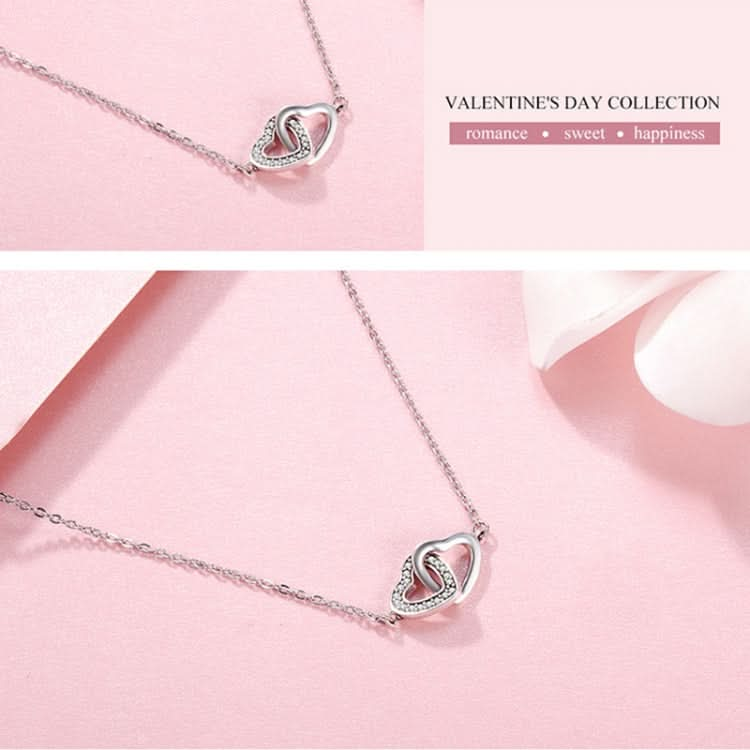 Love S925 Sterling Silver Lady Necklace Reluova