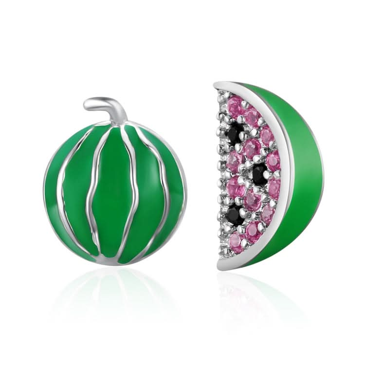 Watermelon S925 Sterling Silver Earrings Zircon Earrings Reluova