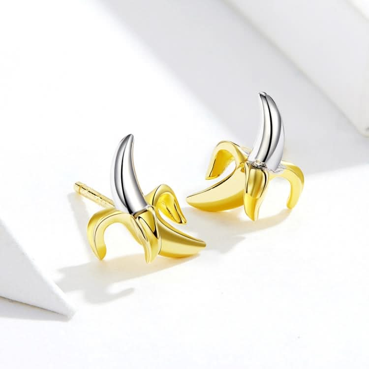 Banana Earrings Sterling Silver S925 Temperament Earrings Reluova