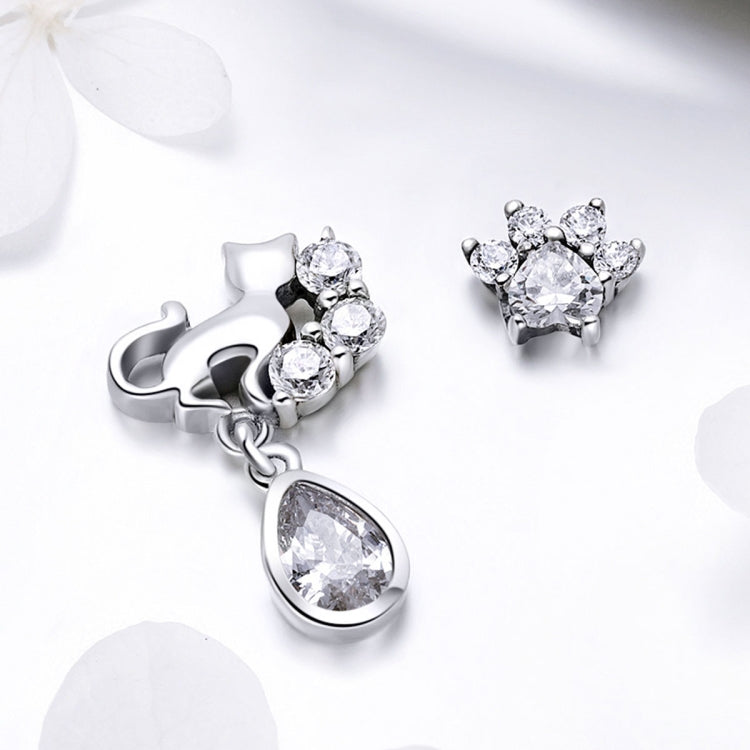 S925 Sterling Silver Cat Retro Earrings Female Earrings