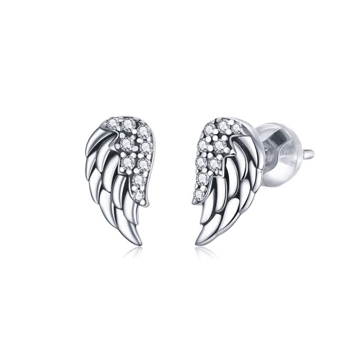 S925 Sterling Silver Wings Earrings Personality Earrings Reluova