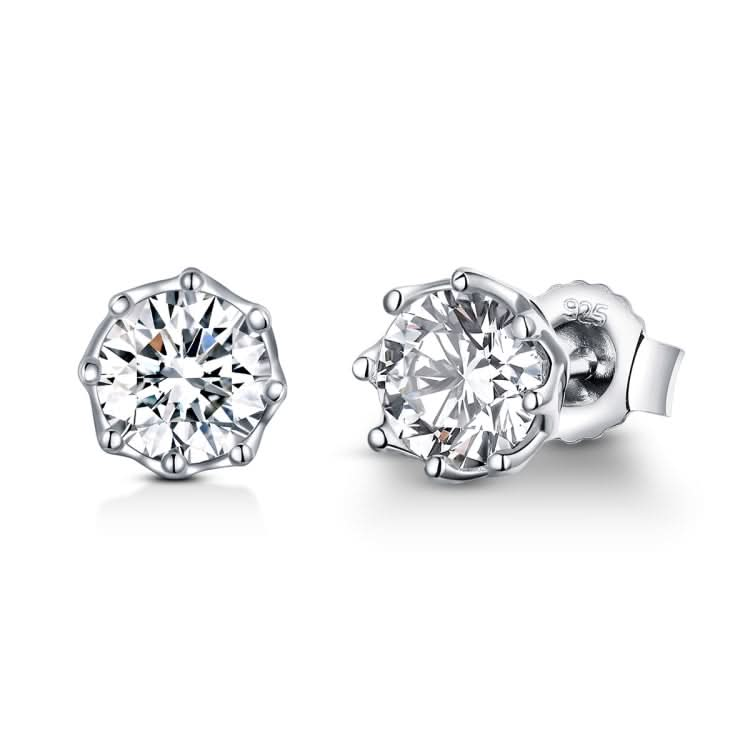 S925 Sterling Silver Stud Earrings Zircon Earrings Reluova