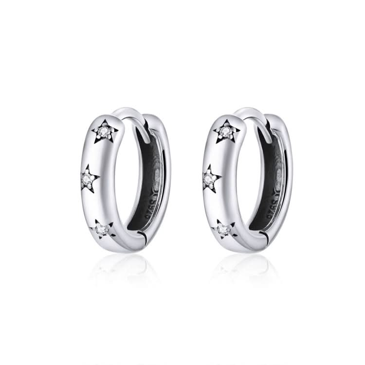 Simple Earrings Sterling Silver S925 Star Earrings Reluova