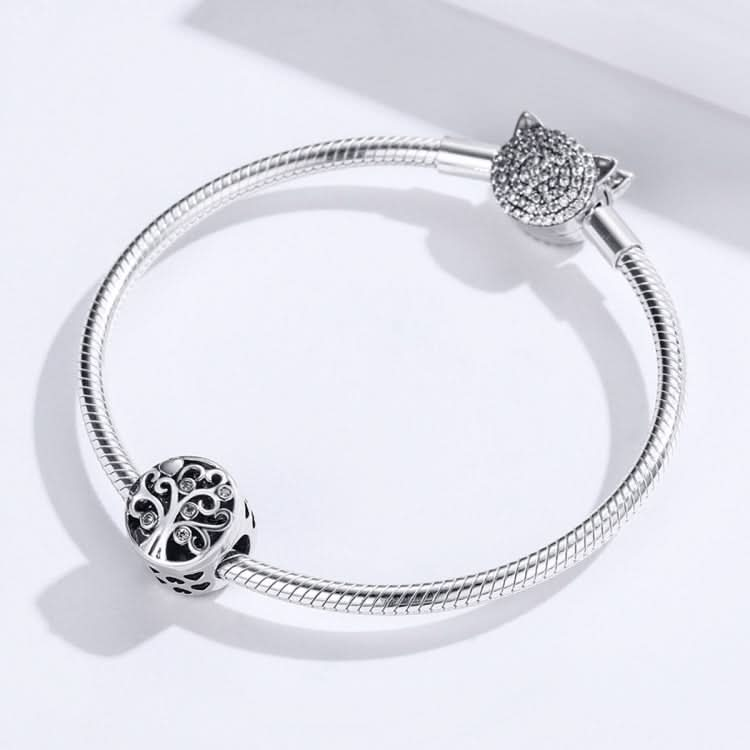 S925 Sterling Silver Openable Family Tree Of Life Beaded DIY Bracelet Accessories