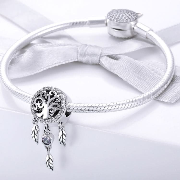 S925 Sterling Silver Retro Hollow Dream Catcher Beads DIY Beaded Bracelet Accessories Reluova