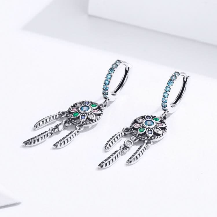 S925 Sterling Silver Retro Long Tassel Earrings Reluova