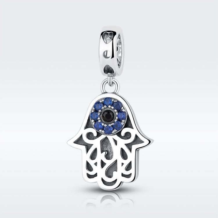 S925 Sterling Silver Beads Evil Eye God Hand Personality Charm Reluova