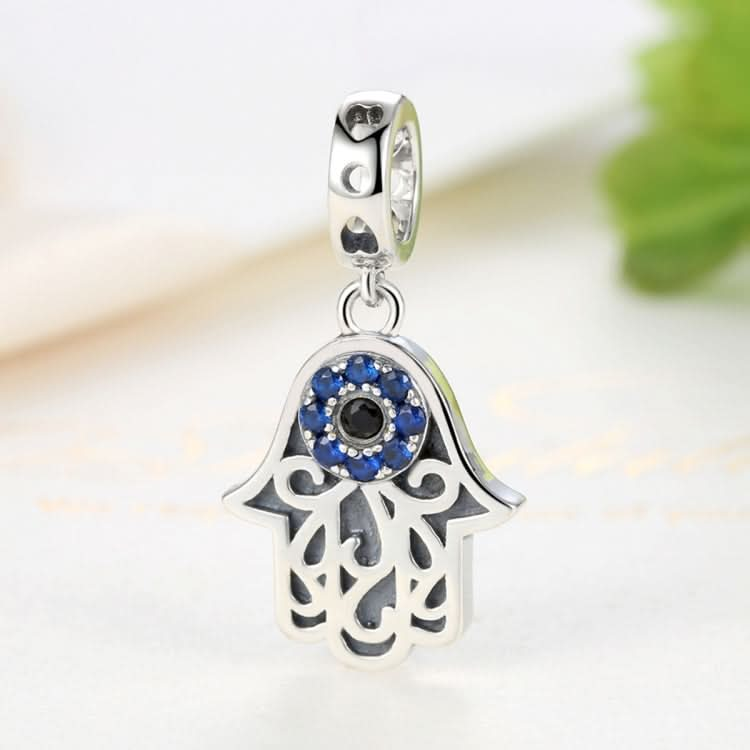 S925 Sterling Silver Beads Evil Eye God Hand Personality Charm Reluova