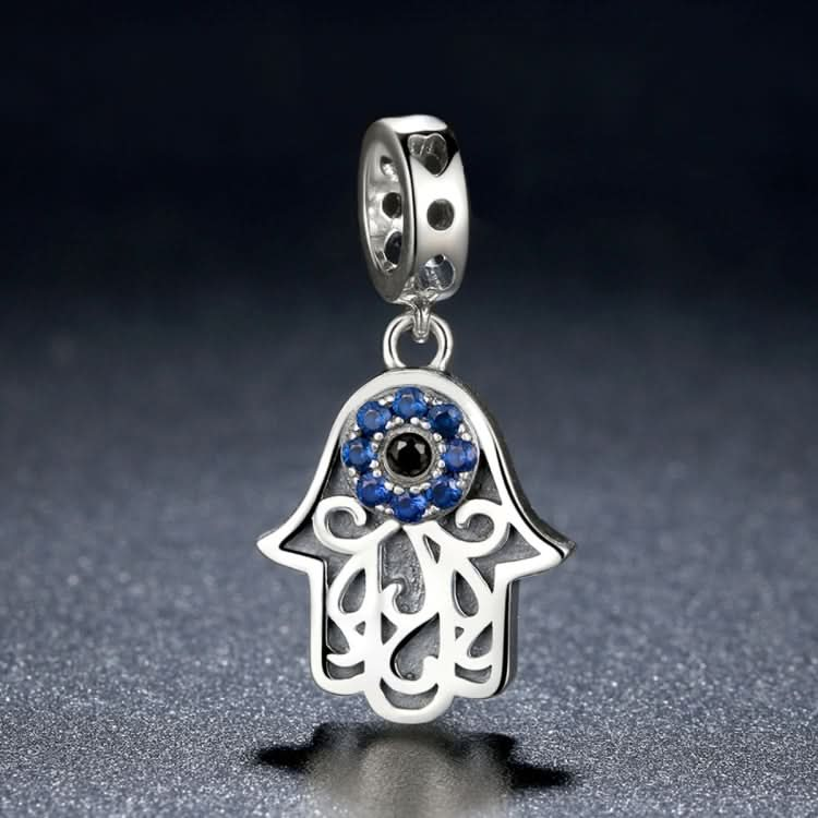 S925 Sterling Silver Beads Evil Eye God Hand Personality Charm Reluova