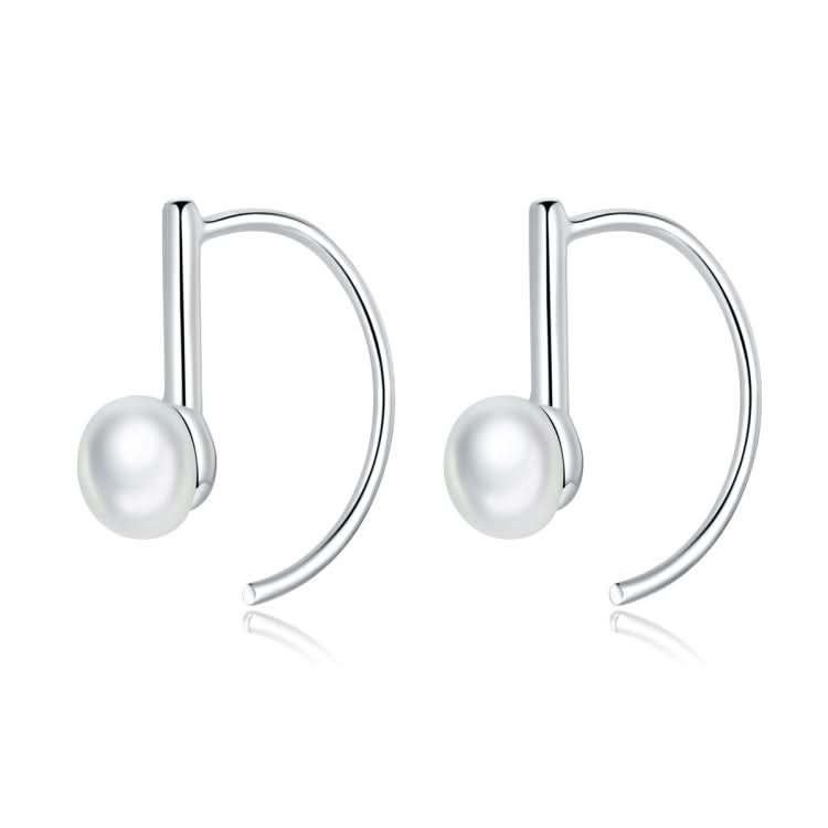 S925 Sterling Silver Shell Beads Simple Earrings Reluova