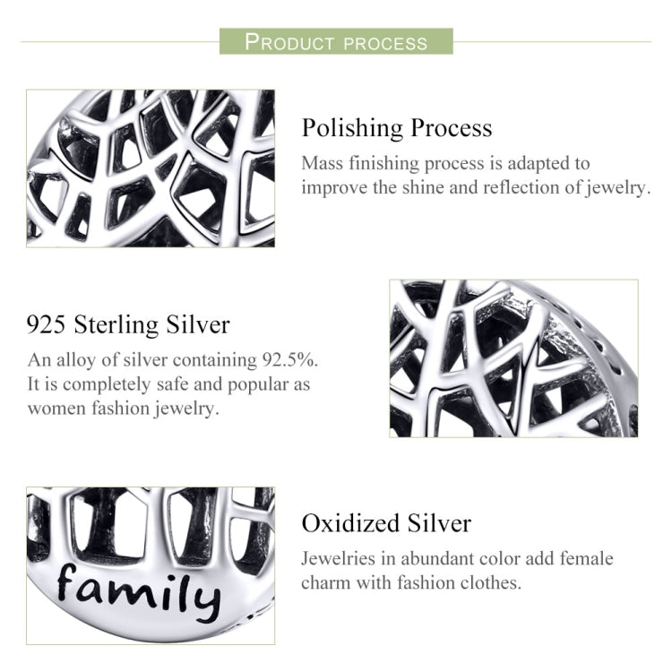 S925 Sterling Silver Beads Family Forest Handmade Beaded DIY Bracelet Jewelry Accessories Reluova