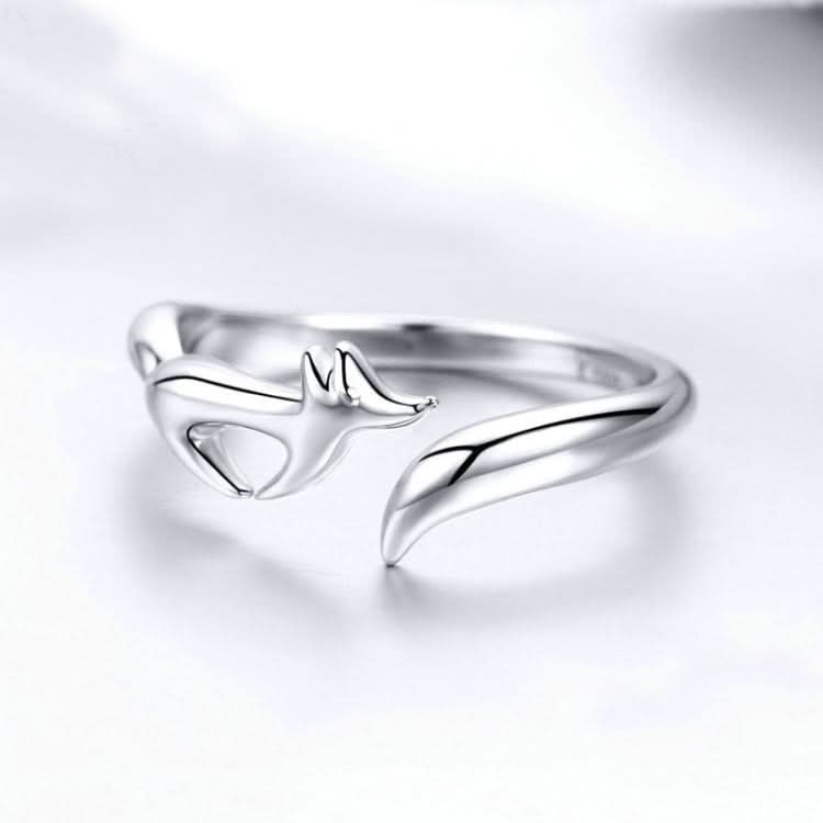 S925 Sterling Silver Ring Little Fox Zircon Ring Reluova