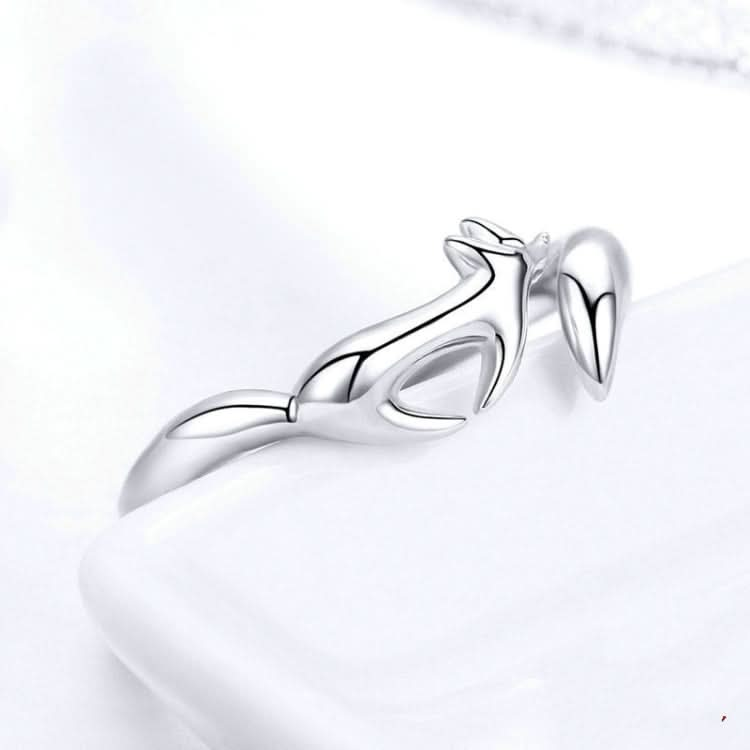 S925 Sterling Silver Ring Little Fox Zircon Ring Reluova