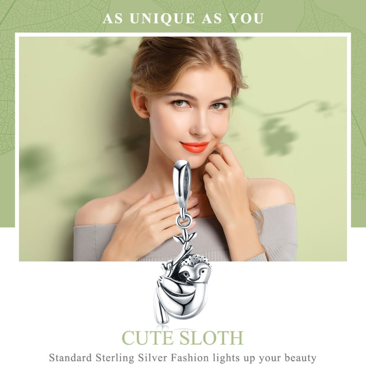 Cute Sloth S925 Sterling Silver Beads DIY Bracelet Jewelry Accessories