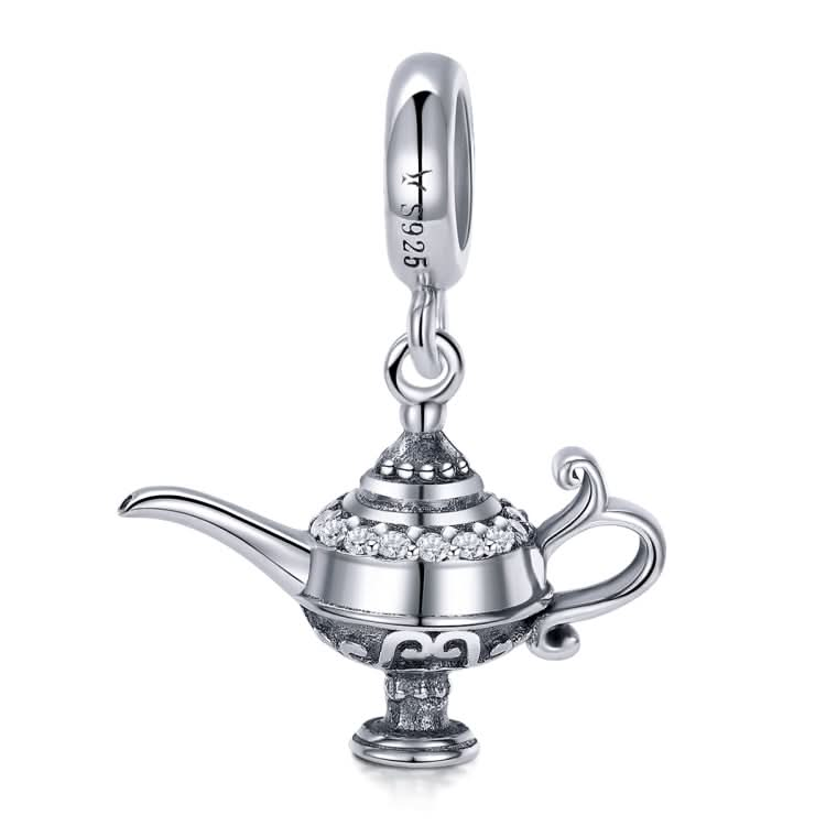 S925 Sterling Silver Magic Lamp Hip Flask Beaded DIY Bracelet Charm Reluova