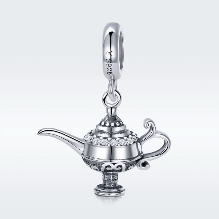 S925 Sterling Silver Magic Lamp Hip Flask Beaded DIY Bracelet Charm Reluova