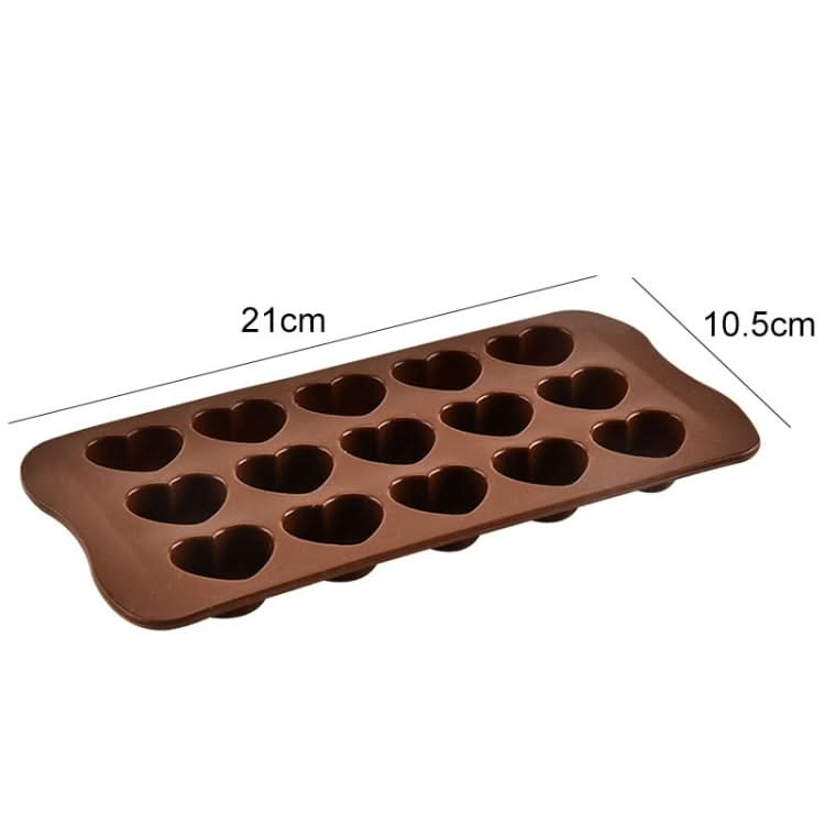 8 PCS Silicone Love Shape 15 Grid Cake Chocolate Ice Tray Mold-Reluova