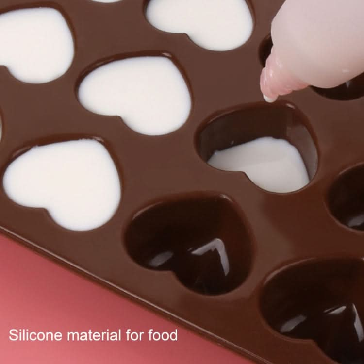 8 PCS Silicone Love Shape 15 Grid Cake Chocolate Ice Tray Mold-Reluova