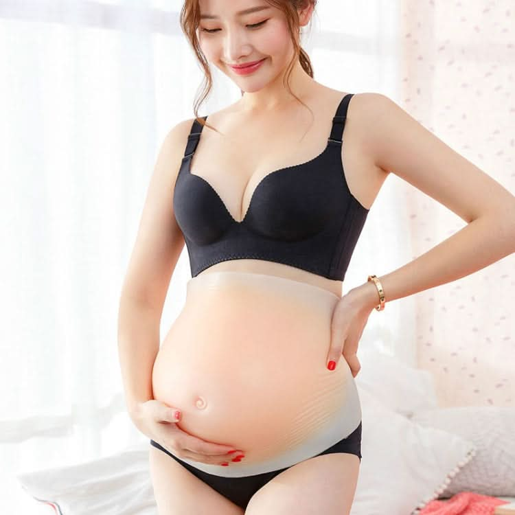 Silicone Fake Belly Pregnant Woman Surrogacy Photo Actor Performance Reluova